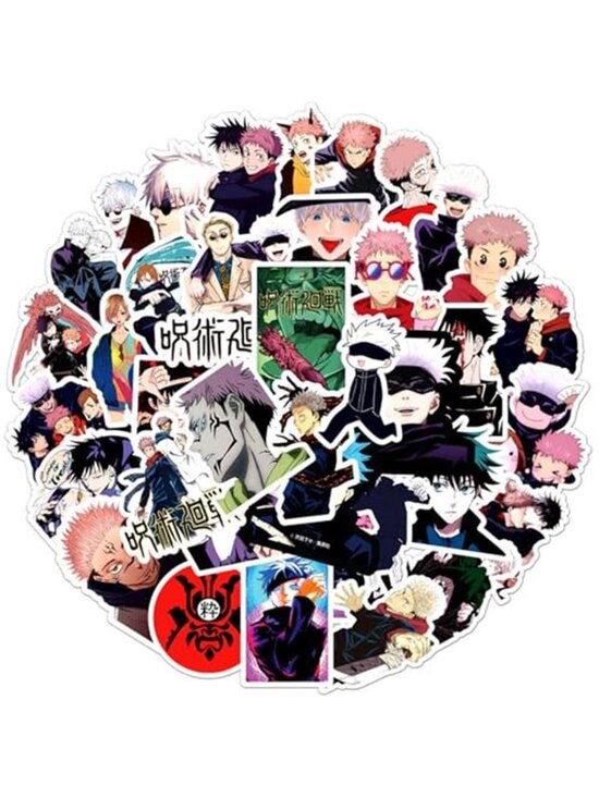Other - 50Pcs Manga Jujutsu Kaisen Stickers Mixed Pack Hot Cartoon Anime Stickers